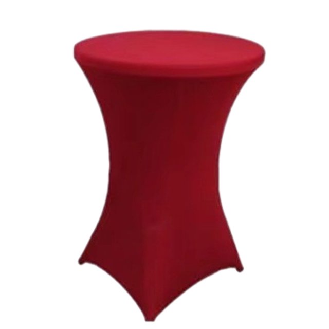 Wweixi Ensemble Polyvalent de Table Cocktail Élastique Convenant à Toute Occasion Polyester Écologique Rouge 1 Ensemble