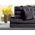 thumbnail image 1 of Mocassi 1800 Series Sheet Set 2 Pieces Pillowcases, King Size - Black, 1 of 3