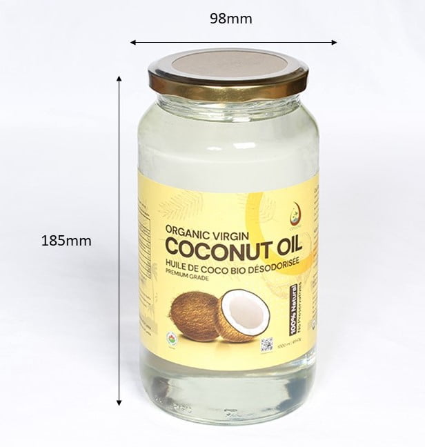 Ceyloni Organic Virgin Coconut Oil - 1000ml - Walmart.ca