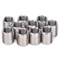 thumbnail image 1 of SNNROO 10 insert nut thread repair sleeves Threaded bushing screw deceleration conversion tool M8 female thread and M12 male thread conversion fasteners, 1 of 9
