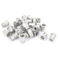thumbnail image 1 of Unique Bargains 30pcs M6x1mm Flat Head Blind Rivet Nut Insert Nutserts Fastener 15mm Long, 1 of 1