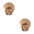 thumbnail image 2 of kurtrusly Finger Grip Metal Ring 360° Stand Holder For Mobile Phone Tablet Round Ring Tyrant Gold 2Set, 2 of 6