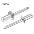 thumbnail image 4 of Unique Bargains 6.4mm x 14mm 304 Stainless Steel Blind Rivets 25 Pack, 4 of 4