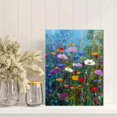 thumbnail image 2 of Qisvanset Tuscan Village Courtyard Canvas Print 12x16 Inch Restaurant Art, 2 of 8