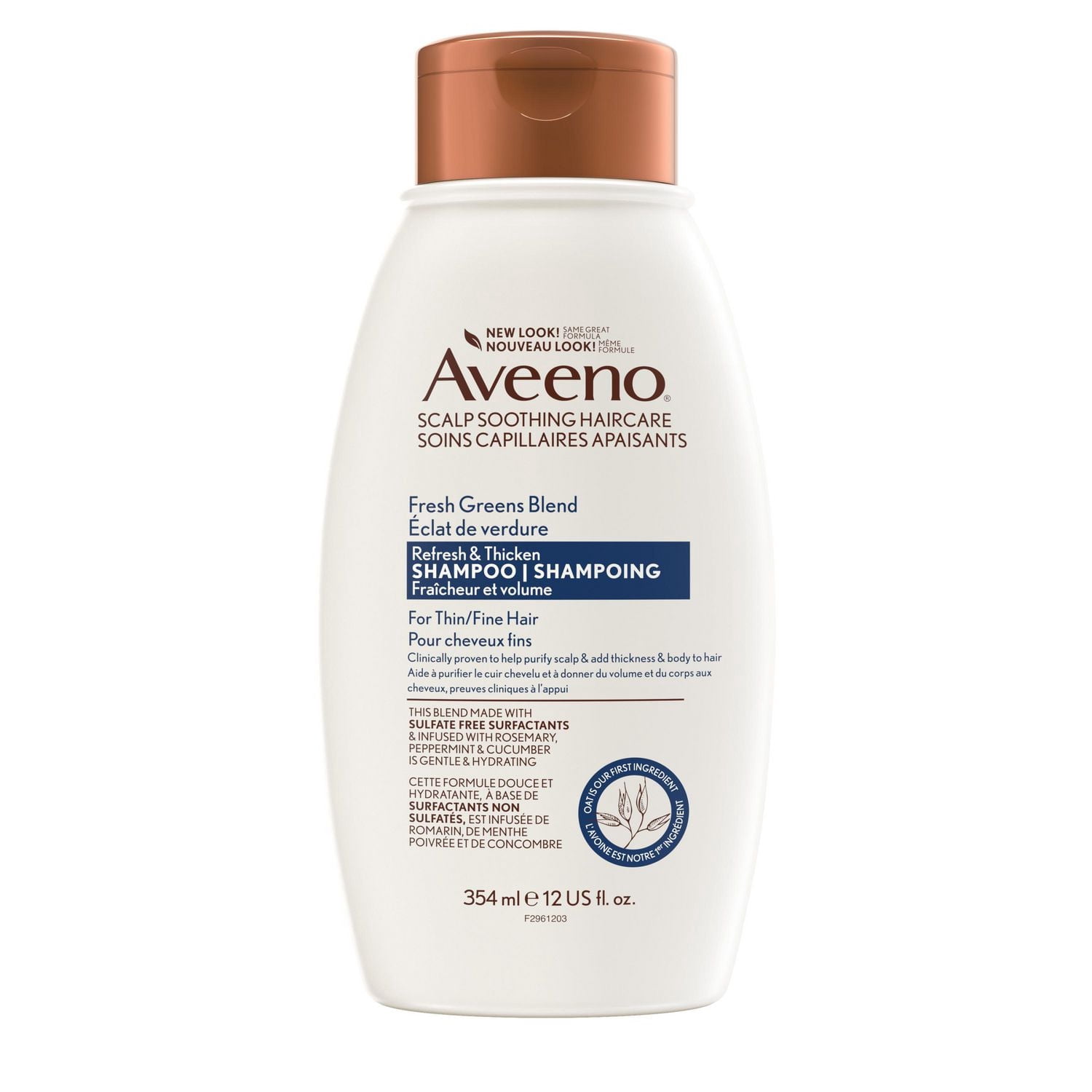 AVEENO Fresh Greens Blend Shampoo for Refresh & Thicken