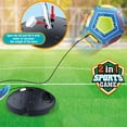 thumbnail image 3 of Football Training Set for Practice – Portable Folding Goal for Indoor and Outdoor Play Durable Lightweight Aluminum Build, 3 of 3