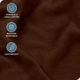 thumbnail image 4 of Bare Home Cozy Fleece Sheet Set - Extra Plush Polar Fleece - Deep Pocket - Full, Cocoa, 4 of 8