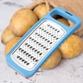 thumbnail image 2 of Commercial Potato Vegetable Grater with Container Cheese Grater Kitchen Aid Attachment Table 87 Pizza Slice Grater Stainless Steel Handheld Cheese Grater Stainless Steel Graters Double Potato Grater, 2 of 4
