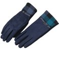 thumbnail image 1 of Gants de Conduite Design à Carreaux Mode Gants d'Hiver Gants à Écran Tactile pour Dames, 1 of 10