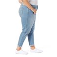 thumbnail image 2 of Levi Strauss Signature.™ Women's Plus Mid Rise Slim Fit Boyfriend Jeans, 2 of 3