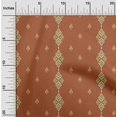 thumbnail image 1 of oneOone Georgette Viscose Fabric Stripe & Swirl Ikat Printed Fabric 1 Yard 42 Inch Wide, 1 of 4