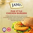 thumbnail image 3 of Janes® Pub Style Breaded Chicken Burger, 700g, Fully Cooked Breaded Chicken Burgers, Contains White Meat, 700g, 3 of 10