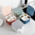 thumbnail image 4 of Suncoda Spice Pots Four Compartment, Spice Pots Four Compartment Condiment Multi-Grid Spice Jar Round Storage Box, 4 of 4
