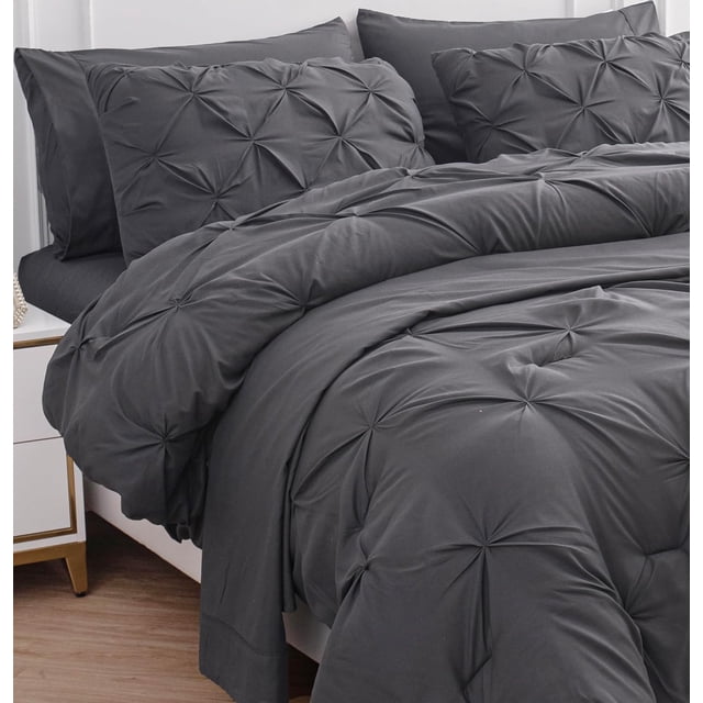 Queen Comforter Set - Pieces Bed in a Bag - Bedding Set with Comforters Sheets Pillowcases Shams Queen Size Bedding Set