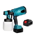 thumbnail image 2 of 800ML Electric Spray Gun Handheld Cordless High Power Electric Paint Sprayer Spray Gun Spraying For 18V Battery ,Easy to Use, 2 of 7