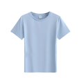 thumbnail image 4 of BEFOKA Mens Summer Short Sleeve Tops,Summer Tops Clearance,Solid Color Versatile Short Sleeved Top For Men Loose And Comfortable Basic Style Short Sleeved Round Neck Top/shirt, 4 of 4