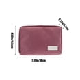 thumbnail image 3 of Kbndieu Nylon Storage Pouch Nylon Passbook Bag Financial Digital Organizer Cosmetic Bag Tickets Id Bag Apartment Essentials, 3 of 6