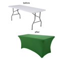thumbnail image 3 of Elastic Tablecloth Decorative Close-fitted Unique Banquet Rectangular Table Cover, 3 of 5