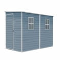 thumbnail image 4 of Remise de Rangement Extérieure en Résine 8x4 Pi avec Trousse à Deux Fenêtres - Parfaite pour Ranger les Meubles de Patio, Gris, 4 of 8