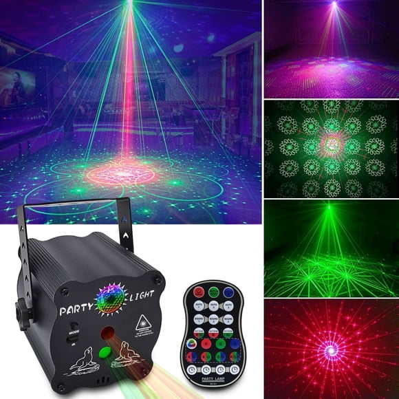 DJ Disco party Light Strobe Laser Projector with Remote, for Karaoke Party Bar