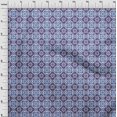 thumbnail image 3 of oneOone Velvet White Fabric Floral & Tiles Moroccan Craft Projects Decor Fabric Printed By The Meter 58 Inch Wide, 3 of 5