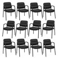 thumbnail image 1 of Costway Chaise de Salle d'Attente Sans Roues Ensemble de 12 avec Accoudoirs Intégrés pour Réception, 1 of 7