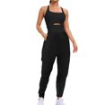 thumbnail image 2 of RXIRUCGD Womens Running Onesie Workout Rompers Outfits Exercise Jumpsuits Gym Yoga, Black, Size: M, 2 of 8