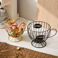 thumbnail image 1 of Cagogo 2Pcs Coffee Pod Organizer, Coffee Themed Storage Shelf for Coffee Pods Tea Bags, Extra Wide Tabletop Display Shelf for Snacks Candy, Home Coffee Station Organizer for Kitchen Office Coffee, 1 of 9