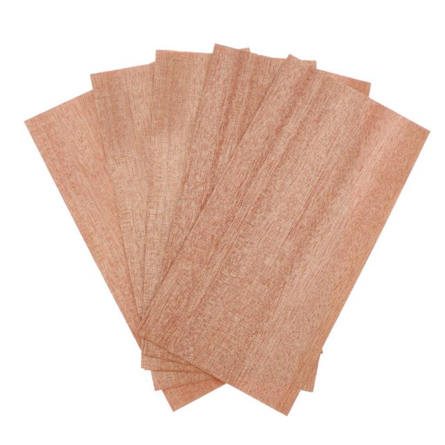 5 Pcs Placage de Tête de Plaque Fait à la Main Bricolage Décoration Pièces d'Outil de Luthier -,