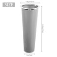 thumbnail image 4 of Cold Coffee Maker Coffee Filters for Wide Mouth Mason Jar Stainless Steel Ultra Fine Mesh Tea with Fruit Infuser Iced Coffee Maker Iced Tea Maker Cold Brew Coffee Maker,1 * Filter,silver, 4 of 8
