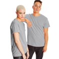 thumbnail image 4 of Hanes T-Shirt à Manches Courtes Col Rond X-Temp pour Hommes Lot de 2, 2TG, Acier Clair, 4 of 5