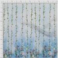 thumbnail image 2 of oneOone Cotton Silk Fabric Leaves & Flower Panel Print Sewing Fabric BTY 42 Inch Wide, 2 of 3