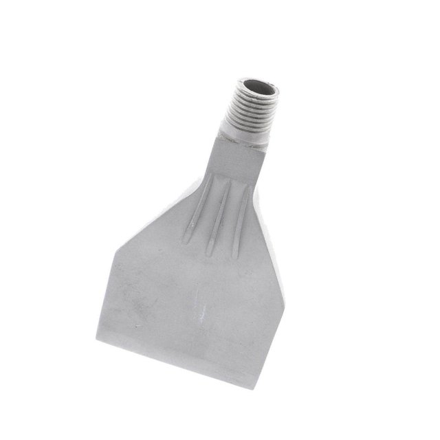 Stainless steel 1/4" Thread Flat Wind Jet Air Jet Nozzle Blowing Nozzle Spray Silver