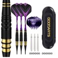 thumbnail image 1 of LOVEVER 3Pcs Darts Comfortable Soft Tip Darts Premium Darts Metal Tip Set for Fun Family Games, 1 of 2