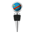 thumbnail image 1 of Congo National Flag Soccer Football Bottle Stopper Stainless Steel Rubber Reusable, 1 of 4
