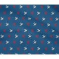 thumbnail image 4 of oneOone Cotton Flex Fabric Hash Sign Kasuri Print Fabric By The Yard 40 Inch Wide, 4 of 4