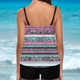 thumbnail image 2 of UPPADA Two Piece Tankini Swimsuits for Women High Waisted 2 Piece Bathing Suits Floral Print Tankini Set Tummy Control Modest Swimwear for Holiday Boy Short Bathing Suit for Women Multicolor,S, 2 of 3