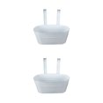 thumbnail image 4 of bedienty Portable Flower Pot - Easy To Maintain And Move Around Hanging Flower Pots Garden Decoration white 28*13*12*22.5*9.5 2Set, 4 of 6