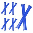 thumbnail image 1 of GOGO 100 PCS Cheer Sticks Inflatable Bam Bam Spirit Stick, Blue Cheerleading Noisemakers, 1 of 5