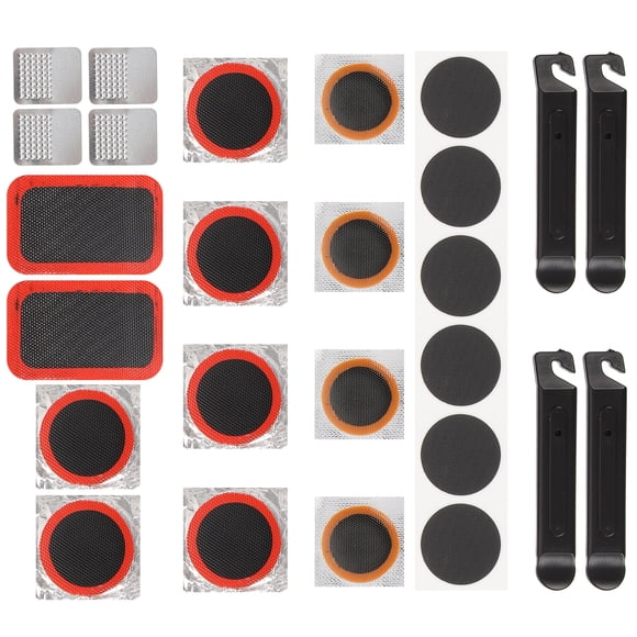 Miangastore 1 Set Bicycle Repair Patches Bike Tire Lever Kit Bike Repair Tools Adhesive Patches for Bike