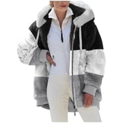 UPPADA Warm Winter Coats for Women 2024 Fashion Extreme Cold Weather Outwear Thicken Furry Down Jacket Quilted Parka