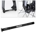 thumbnail image 4 of Front Fork Thru Axle, Wheel Axle Replacement Repairing, Aluminum Alloy, Durable, Black Color L 168mm, 4 of 8