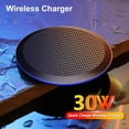 thumbnail image 1 of Chargeur Sans Fil Charge Haute Vitesse Efficace Mince QI 5W 10W 15W 30W Base de Chargement Sécuritaire pour Téléphone Intelligent, 1 of 8