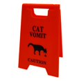 thumbnail image 2 of AKEGAMN Clearance! Caution Cat Vomit Sign Humorous Double Printed Desk Warning Sign Humorous Double Printed Desk Warning Sign Funny For Cat Lovers(Red Or Yellow) Caution Cat Vomit Sign Humorous Doub, 2 of 8