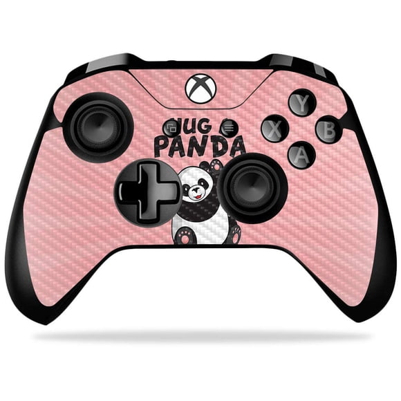 MightySkins Peau en Fibre de Carbone pour Manette Microsoft Xbox One X - Hug A Panda / Fini en Fibre de Carbone Texturé Protecteur et Durable / Facile à Appliquer, à Retirer et à Changer de Styles / Fabriqué aux É.-U.
