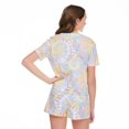 thumbnail image 3 of No Boundaries Women's Tee and Boxer Short 2-Piece Set, 3 of 6