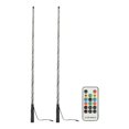 thumbnail image 1 of Whip Lights, RGB LED Whip Light with App and Remote Control, 300 Patterns 366 Modes 32 Brightness 10 Speed, Spiral Chasing Lighted Antenna Whip for UTV ATV Off Road Truck, 1 of 7