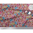 thumbnail image 2 of Soimoi Japan Crepe Satin Fabric Texture & Butterfly Decor Fabric Printed Yard 42 Inch Wide, 2 of 3