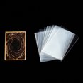 thumbnail image 4 of Guardoinrt Ensemble de Pochettes pour Cartes, Porte-Photocartes Transparent, Couverture de Cartes de Jeu Holographique, Protection Résistante aux Rayures, Rangement en Magasin 66*91(50x)20 Soie 1 Pce, 4 of 6