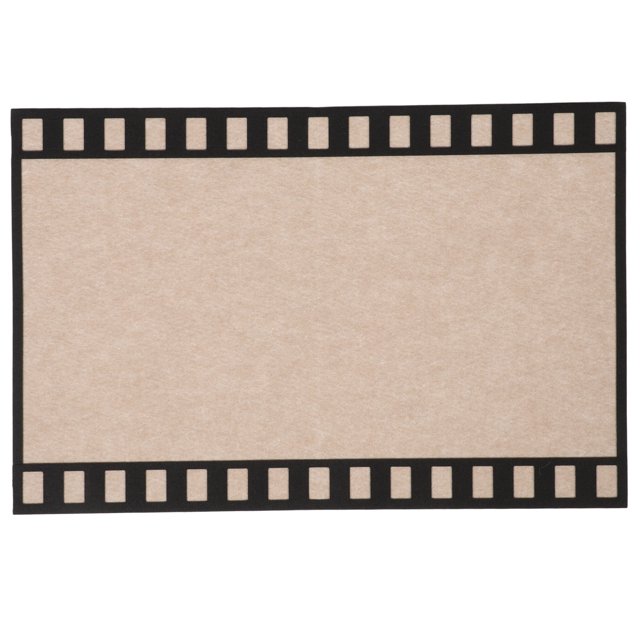 Miangastore Vintage Film Strip Felt Memo Board Multifunctional Photo Frame Bulletin Board For Office And Home Blank Film Strip Bulletin Board Blank Memo Board
